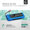 Battery for JBL Charge 2, JBL Charge 2 plus, JBL Charge 3 (2015) 6000mAh + Tool-kit from CELLONIC