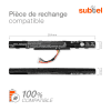 Batterie pour Acer Aspire E5-475G, E5-523G, E5-553G, Acer AS16A5K, AS16A8K 14.8V 2200mAh de subtel