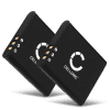 2x Batteri 800mAh