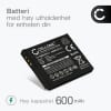 Batteri for Panasonic Lumix SZ3 SZ10 XS1 SZ8 SZ9 FS50 F5 XS3 FH10 DMW-BCL7 Kameraer 600mAh fra CELLONIC