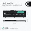 1x Batteri for Dell Precision M7510, M7710, 15 7510, 15 7520, 17 7710, M7520, MFKVP, GR5D3, RDYCT 6400mAh 11.1V fra CELLONIC