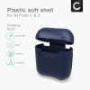 subtel Case Cover for Apple AirPods AirPods 2 Cases - Protective Plastic Soft Shell Charging Case Skin Portable & Shockproof Slim Anti-Slip - Blue