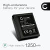 1x Batteri till Acer DC800 DC1000 CP-8531 CR-8530 Minox DC 1011 DC 1022 DC 8111 DC 8122 02491-0028-01 BT.8530A.001 02491-0028-01 DS-8330 (1250mAh, 3.7V) från CELLONIC