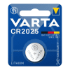 Varta CR2025 Coin Battery for Remote Controls, Key Fobs & More - x1