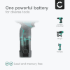 Batteri 7.2V, 1500mAh, Li Ion for Makita DF012DSE, GN900SE, DF010D, TD020D, DF012, DF012 - BL7010, 194355-4, 194356-2, BL 7015 Reservebatteri