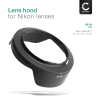 HB-98 Kamera Solblender for Nikon NIKKOR Z 24–50 mm 1:4–6,3 – Plast Bajonett Solblender fra CELLONIC