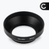 Ø 82mm Kamera Ø 82mm Motljusskydd för Universal Ø 82mm – Metall Skruv Cylindrisk / Rund Motljusskydd från CELLONIC