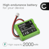 98100089 Battery for Fischer AP-0360-0100-AA-NC-01 Light / Lamp / Torch / Headlamp Battery Replacement - 2000mAh