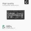 subtel BA90, BA 90, E 180 Ersättningsbatteri för Sennheiser Audioport A1, HDE, HDI, RI, E90 Set90, E180 Set180 headset / hörlurar med 60mAh, 2.4V - reservbatteri