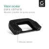 CELLONIC® Viewfinder Eyecup for Nikon D7500 DK-28 Replacement Anti-Glare EVF Eye Piece View Finder Cover Hood Cap