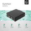2x Batteri for Hetronic Ergo, Hetronic Nova, 68300520, Abitron KH68300520.A, 68300510 600mAh fra subtel