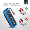 Batería de repuesto GSP1029102 / MLP912995-2P - Batería de larga duración y gran capacidad (6000mAh) para altavoces portátiles JBL Charge 2 plus / 2 +