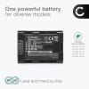 2x Batteri for JVC GZ-HM650 GZ-MG750 GZ-MS110 GZ-MS210 GZ-MS215 GZ-MS216 BN-VG107 -VG108 -VG114 -VG121 (4450mAh, 3.7V) fra CELLONIC