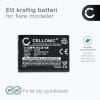 Batteri for Panasonic Lumix DMC TZ10 TZ6 TZ7 TZ8 TZ18 TZ20 TZ25 TZ30 TZ31 TZ35 DMC-ZX1 DMC-ZS7 ZS3 ZS8 DMW-BCG10 Kameraer 890mAh fra CELLONIC