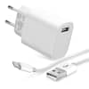 Lightning 8 Pin Tablet Charger for iPad mini 1 2 3 4 / iPad 5 6 / iPad Air 1 2 / iPad Pro 9.7 / iPad Pro 10.5 / iPad Pro 12.9 Tab Pad Fast Tablet Power Supply and Plug UK Adapter 1m Charging Cable