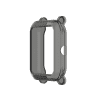 Skydd för Amazfit Bip, Bip Lite, Bip S smartwatch - skal i skyddande svart TPU material - case för fitnesstracker/klocka - skyddar urtavlans kanter, hörn