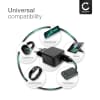 USB 2-fold hurtiglader: Ladeadapter for iPhone 15, iphone 14, Samsung 23, Huawei, Xiaomi, smarttelefon, nettbrett, høyttalere, hodetelefoner og mye mer - med 3,4A 17W