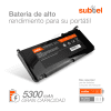 Bateria Apple A1331 5300mAh - A1331, Batería recargable para notebooks MacBook 13 - A1342 (Late 2009 / Mid 2010)