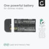 2x Batterie 1400mAh pour appareil photo Sony CCD, DSC, DCR - Remplacement modèle NP-FS11