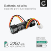 Batteria per Harman Kardon Onyx Studio 4, ICR22650 3000mAh marca subtel