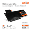 Batteria subtel® BTY-L76 per notebook MSI GS70 / GS72 Affidabile ricambio da 5400mAh + Set di strumento Sostituzione ottimale per computer portatile laptop MSI