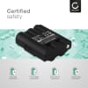 2x Batteri til Alan G7 / Midland G7, Midland GXT1000, GXT1050 - BATT-5R (700mAh) Reservebatteri