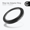 CELLONIC 43mm to 52mm Step Up Ring – Lens Filter & Hood Stepping Up Adapter Ring Mount Adapter for Canon, Nikon, Sony, Fuji, Olympus Camera Lenses