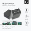 2x Batteri for Panasonic NV-GX7, HDC-Z10000, AG-AC90, NV-DS29, NV-MX5, NV-MX350, CGA-D54 Kameraer 5400mAh fra subtel
