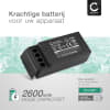 M5-1051-3600 batterij voor Cavotec M9-1051-3600 EX MC-3 MC-3000 afstandsbediening - 2600mAh vervangende accu reserve batterij