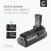 BG-R10 Batterigrep for Canon EOS R6 Mark II, R5, R5 C, R6 Kameraer – LP-E6N, LP-E6NH Vertikalt Portrettgrep