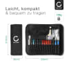 Schraubendreher Set mit Werkzeugtasche inkl. Kreuz, Schlitz, Torx, Saugnapf, Pinzette, Displaykleber - Präzisionswerkzeug für Akkuwechsel, Displaytausch uvm. - Schraubenzieher Werkzeugset Reparatur