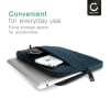 CELLONIC® Nettbrettveske 10.1 tommer Universal Nylon Sort - Beskyttelse til nettbrett med anti-støt-bobler, vannavstøtende | Etui