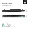Batteri for ASUS VivoBook S550CB, S550CM, S550CA, ASUS K56, S56C, K56CB, K56CM, R505, S550C, A56C 2200mAh 14.4V - 14.8V fra CELLONIC