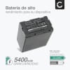 2x Bateria Panasonic CGR-D54s 5400mAh - CGR-D54s, Batería recargable para camaras Panasonic AG-DVX100 NV-DS29 GX7 MX5 MX2500 MX500 HDC-Z10000