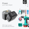 2x Batteri for Makita BMR100, BHR200, BLS820, BSR730, BTW200, BDF460, BHP460, BJR240, BML240 24V  3.3Ah NiMH fra CELLONIC