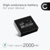 Batteri for Abitron Mini Hetronic CS 434 HET300 HT-01 Mini FBH300 Nova Mini Potain P-63418-95 2000mAh fra CELLONIC