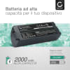 2x Batteria sostitutiva NB-CP2LH NB-CP2L per stampante Canon Selphy CP1200 CP1000 CP1300, Selphy CP910 CP900 ricambio da 2000mAh stampa portatile di foto etichette