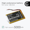 Battery for VTech RM7766HD, RM5766HD, LF915HD, LF920HD, LF930HD, VM901, VM919HD 5000mAh from CELLONIC