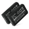 2x Batteri for Ikusi IK2, PUPITRE IK2, Ikusi T70/2, Konecranes Mini Joystick Radio RMJ 1100mAh 3.7V fra CELLONIC