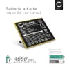 Batteria 26S1014 compatibile con Amazon Kindle Fire HD 8 (7. Generation) Ricambio da 4650mAh per tablet pc -Sostituzione di lunga durata