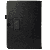 Cover protezione per tablet Samsung Galaxy Tab 4 10.1 (SM-T530 / SM-T531 / SM-T533 / SM-T535) Socca piegabile con funzione di supporto e bumper in Similpelle nero case a libro, scocca etui custodia astuccio