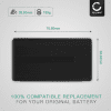 Batterie 4400mAh pour appareil photo Sony TRV130, DSR-PD150 - Remplacement modèle NP-F970 F96 NP-F550 F570 F750 F770 F330