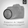 Filtre UV pour objectifs photo de 82mm - walimex pro 135/2,0 135/2,2 VDSLR 24/3,5 T/S (Ø 82mm) - filtre de protection, bloquant le soleil et transparent