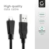 Datakabel for Sony Cyber-shot DSC-H70, DSC-HX100, -HX7, -HX9, DSC-T110, -T99, DSC-TX10, -TX100V, -TX20, -TX5, -TX55, -TX66, DSC-W350, -W360, -W380, -W390, -W515PS, -W560, -W570, -W580, DSC-WX10, -WX30, -WX5, -WX7, -WX9 - 1m, VMC-MD3 USB USB kabel, svart