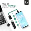 OTG Cable USB C Type C to USB A Connector for Smartphones, Tablets, Smartwatch, Speaker, Camera