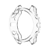 subtel Protective Case for Garmin Fenix 6S / Fenix 6S Pro / Fenix 6S Pro Solar / Fenix 6S Solar - 42mm Fitness Tracker GPS Smart Watch Cover Smartwatch Corner Edge Protector Bumper Case Frame - Crystal Clear