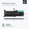 Batteri for Lenovo V320-17IKBR, IdeaPad 3 14ADA05, 14IGL05, 130-15IKB, 320-14AST, 130-15AST, 130-14AST, Lenovo L16M2PB2, L16M2PB1 4750mAh 7.7V fra CELLONIC
