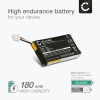 Batteri for Sennheiser DW Pro 2, Office, Pro 1, Pro 30, MB Pro 2, Pro 1, OfficeRunner, D10 504374,BATT-03 (180mAh, 3.7V) fra CELLONIC