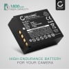 Batteri for Olympus OMD EM1 Mark II, Mark III, E-M1X, BLH-1 Kameraer 2250mAh fra CELLONIC