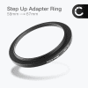 CELLONIC 58mm to 67mm Step Up Ring – Lens Filter & Hood Stepping Up Adapter Ring Mount Adapter for Canon, Nikon, Sony, Fuji, Olympus Camera Lenses